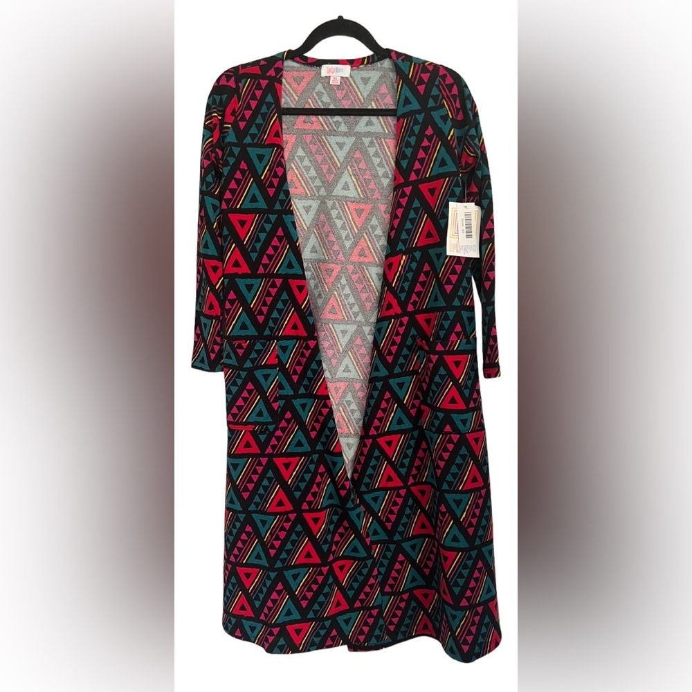 LulaRoe Sarah Womens Sz XS Colorful Cover Up/Robe/Sweater NWT